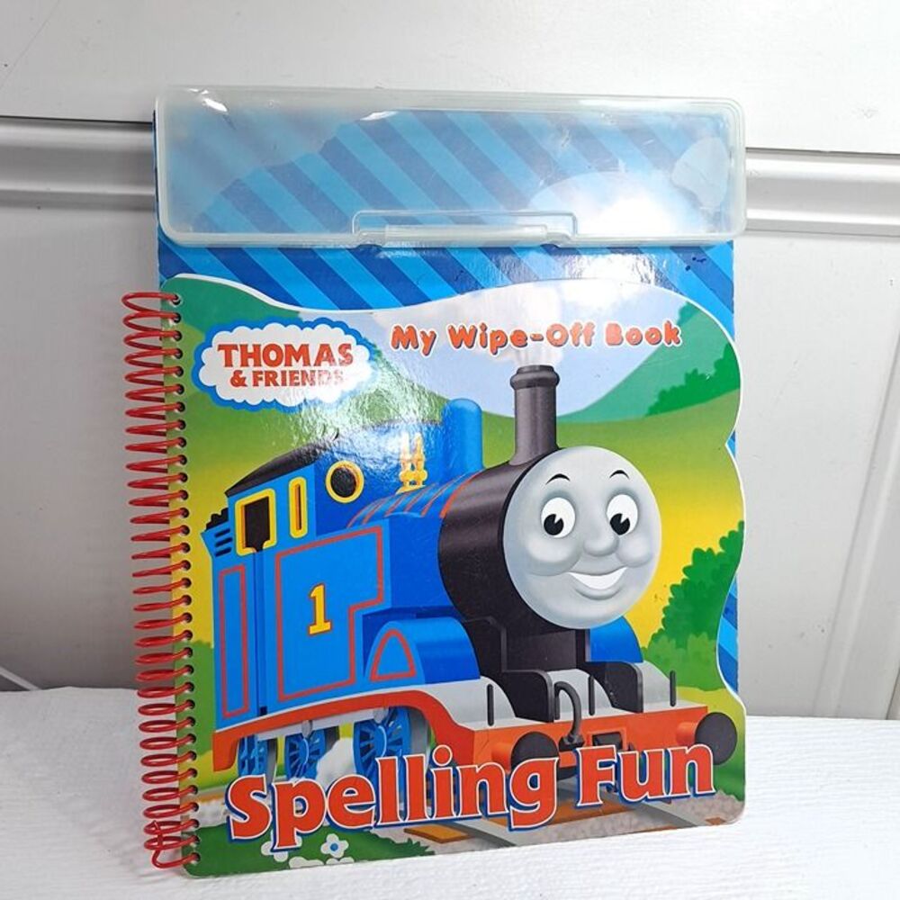 Thomas & Friends My Wipe-off book Spelling Fun train toddler kids homeschool